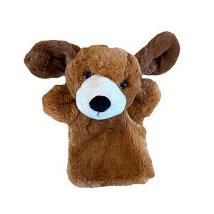 Puppy Dog Puppet 8" Plush Small Stuffed Animal Soft Toy Kipp Brothers Brown 2011
